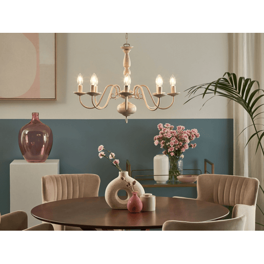 Lustre BRITHON Metal Branco Lustre BRITHON Metal Branco