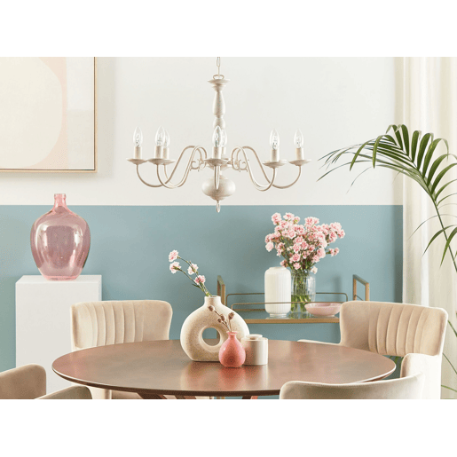 Lustre BRITHON Metal Branco Lustre BRITHON Metal Branco