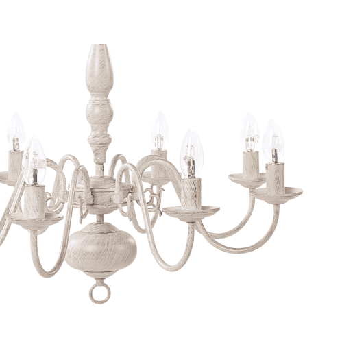 Lustre BRITHON Metal Branco Lustre BRITHON Metal Branco