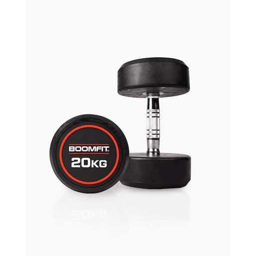 Halteres Redondos de Musculação 20Kg (Par) - BOOMFIT