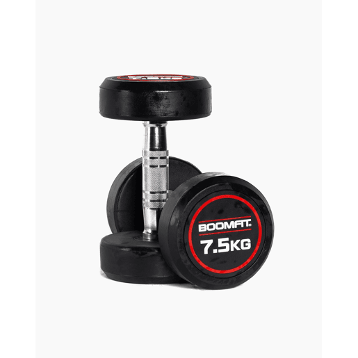 Halteres Redondos de Musculação 7,5Kg (Par) - BOOMFIT