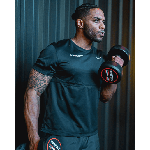 Halteres Redondos de Musculação 7,5Kg (Par) - BOOMFIT