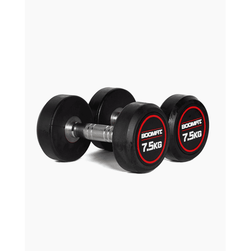 Halteres Redondos de Musculação 7,5Kg (Par) - BOOMFIT