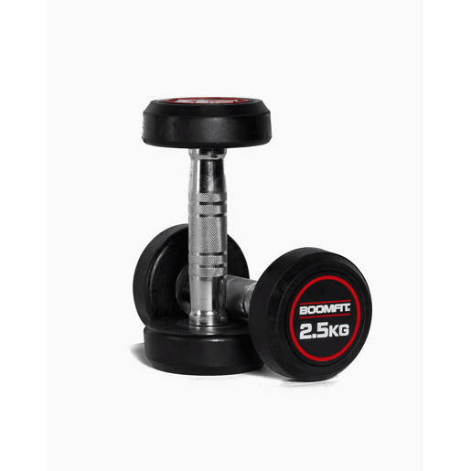Halteres Redondos de Musculação 2,5Kg (Par) - BOOMFIT