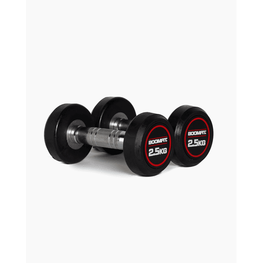 Halteres Redondos de Musculação 2,5Kg (Par) - BOOMFIT