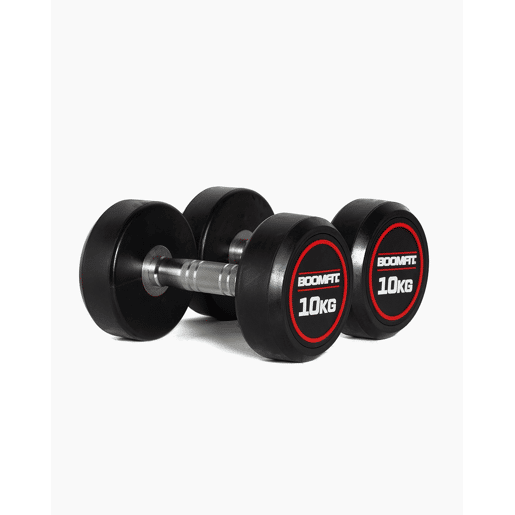 Halteres Redondos de Musculação 10Kg (Par) - BOOMFIT
