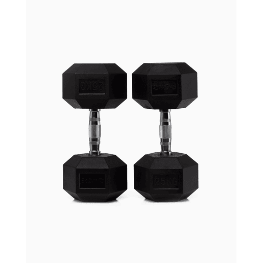 Halteres Hexagonais 25Kg (Par) - BOOMFIT