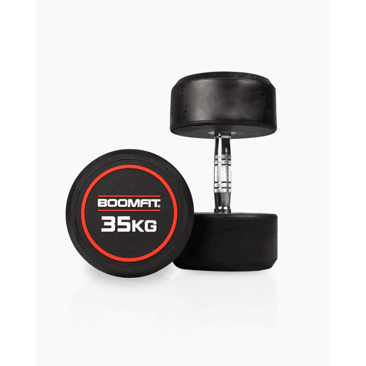 Halteres Redondos de Musculação 35Kg (Par) - BOOMFIT