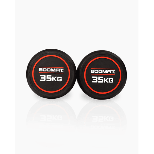 Halteres Redondos de Musculação 35Kg (Par) - BOOMFIT