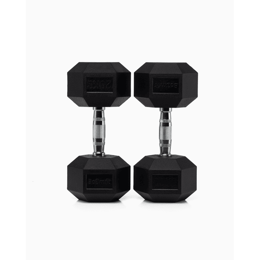 Halteres Hexagonais 20Kg (Par) - BOOMFIT