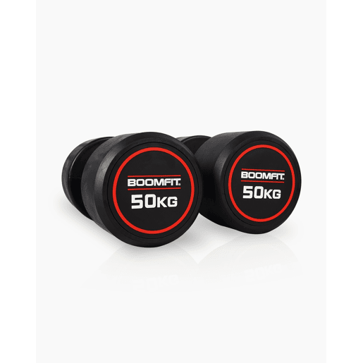 Halteres Redondos de Musculação 50Kg (Par) - BOOMFIT