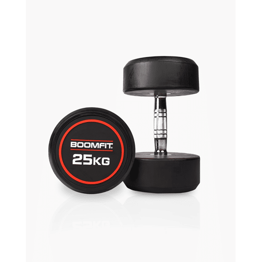Halteres Redondos de Musculação 25Kg (Par) - BOOMFIT