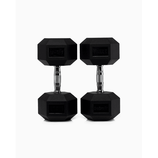 Halteres Hexagonais 27,5Kg (Par) - BOOMFIT
