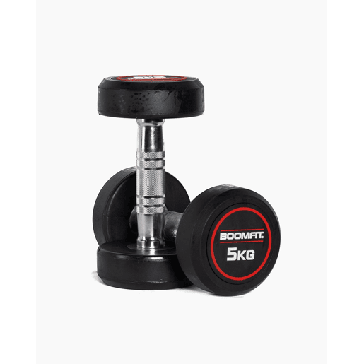 Halteres Redondos de Musculação 5Kg (Par) - BOOMFIT
