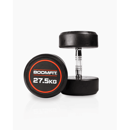 Halteres Redondos de Musculação 27,5Kg (Par) - BOOMFIT