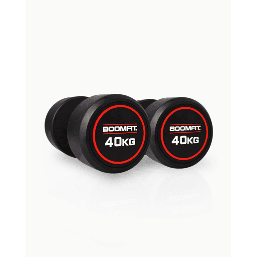 Halteres Redondos de Musculação 40Kg (Par) - BOOMFIT