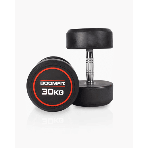 Halteres Redondos de Musculação 30Kg (Par) - BOOMFIT