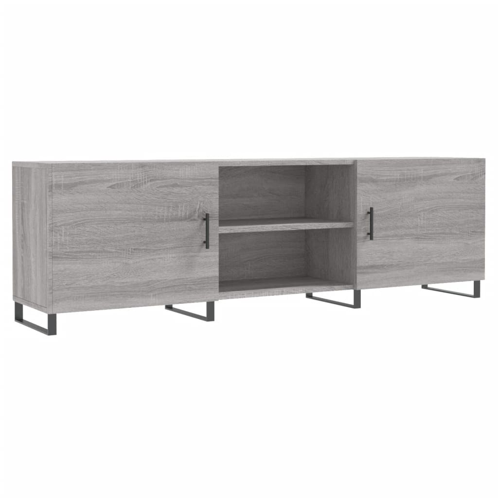 Mueble para tv madera de ingeniería gris sonoma 150x30x50 cm