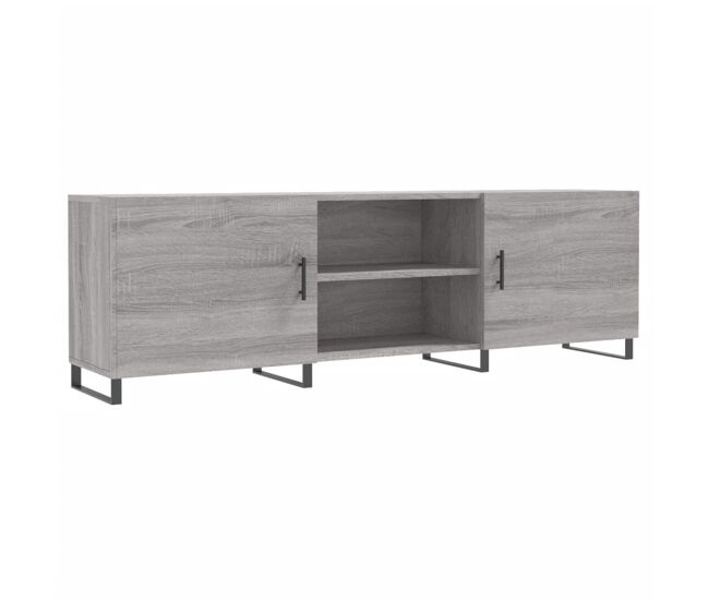 Mueble para tv madera de ingeniería gris sonoma 150x30x50 cm