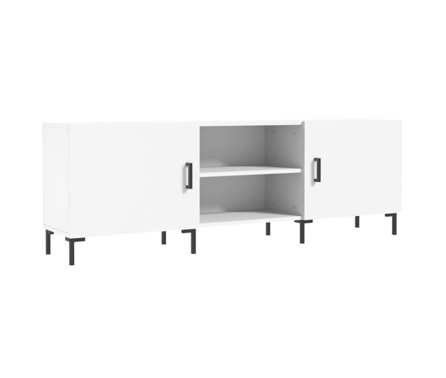 Mueble para tv madera de ingeniería blanco 150x30x50 cm