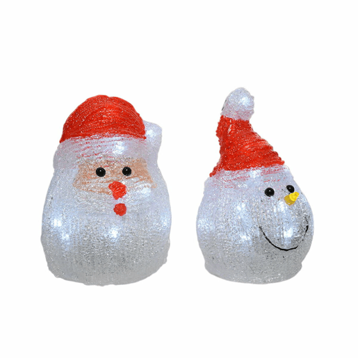 Figura Decorativa Lumineo 491239 LED Interior Santa Claus 10,5 x 10,5 x 15 cm Figura Decorativa Lumineo 491239 LED Interior Santa Claus 10,5 x 10,5 x 15 cm