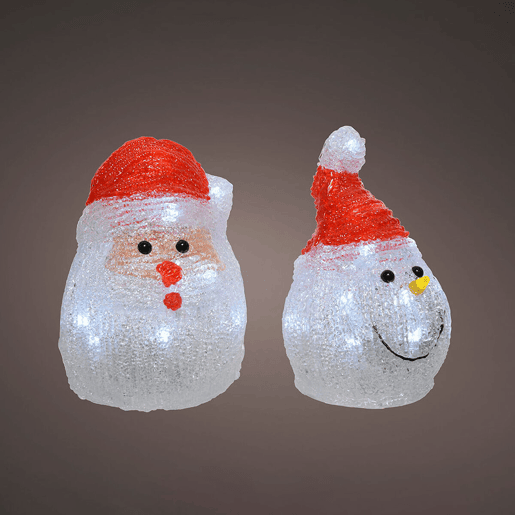 Figura Decorativa Lumineo 491239 LED Interior Santa Claus 10,5 x 10,5 x 15 cm Figura Decorativa Lumineo 491239 LED Interior Santa Claus 10,5 x 10,5 x 15 cm