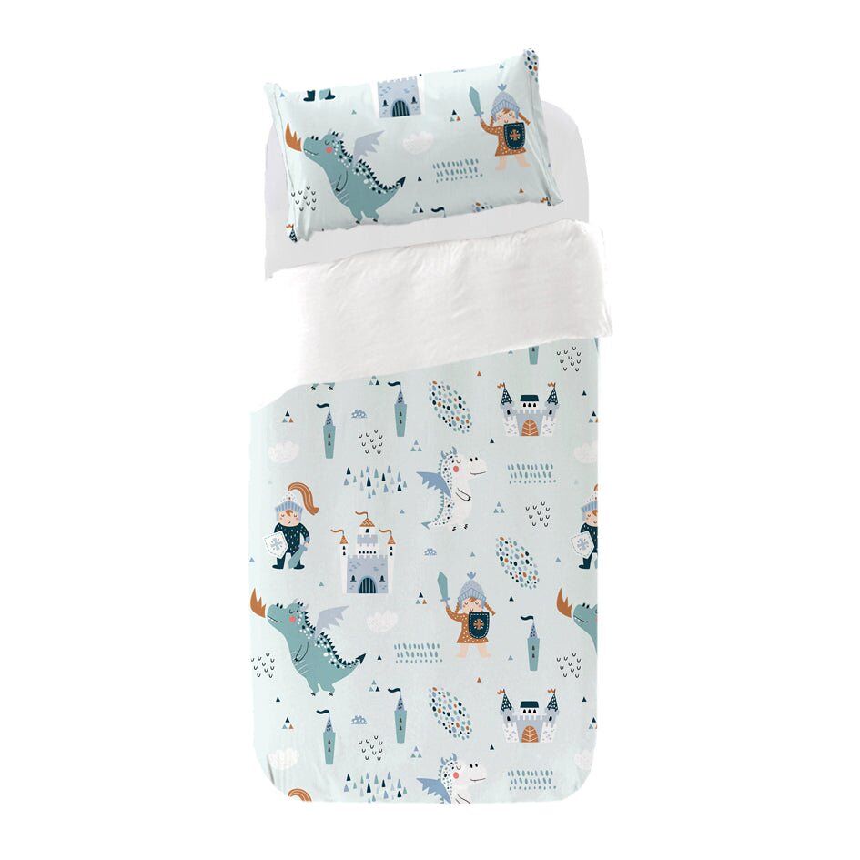 Juego de funda nórdica infantil - azul - cama90 (160x270)