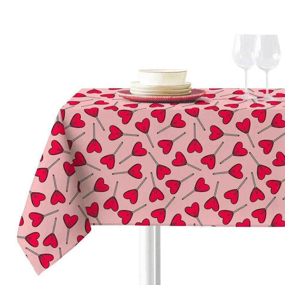 Mantel - rosa - mesa 90x90 (150x150)