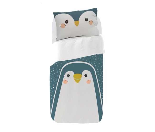 Juego de funda nórdica infantil - azul - cama90 (160x270)