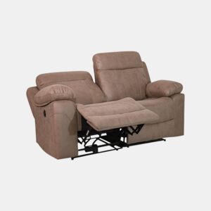 Sofá de 2 lugares para relaxar Nellie Cimento 164 x 102 x 96 cm