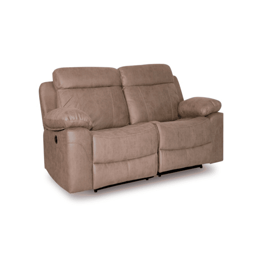 Sofá de 2 lugares para relaxar Nellie Cimento 164 x 102 x 96 cm
