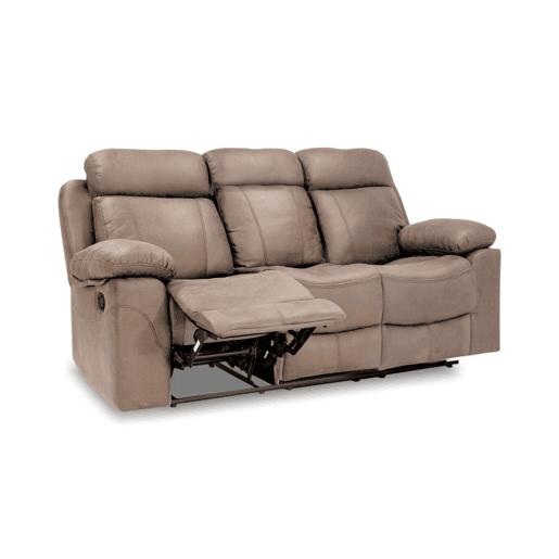 Sofá de 3 lugares para relaxar Nellie Cimento 208 x 101 x 97 cm Sofá de 3 lugares para relaxar Nellie Cimento 208 x 101 x 97 cm