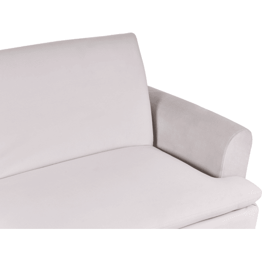 Sofá-cama VETTRE Veludo Creme claro 3 lugares Sofá-cama VETTRE Veludo Creme claro 3 lugares