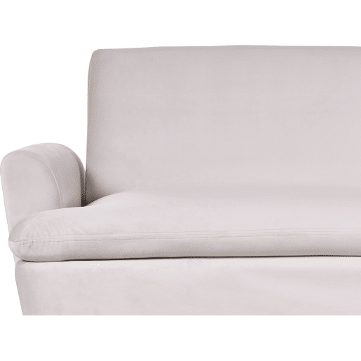 Sofá-cama VETTRE Veludo Creme claro 3 lugares Sofá-cama VETTRE Veludo Creme claro 3 lugares