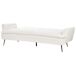 Beliani Sofá cama Terciopelo VETTRE Beliani Sofá cama Terciopelo VETTRE Blanco/ Beige