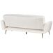 Beliani Sofá cama Terciopelo VETTRE Beliani Sofá cama Terciopelo VETTRE Blanco/ Beige