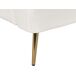 Beliani Sofá cama Terciopelo VETTRE Beliani Sofá cama Terciopelo VETTRE Blanco/ Beige