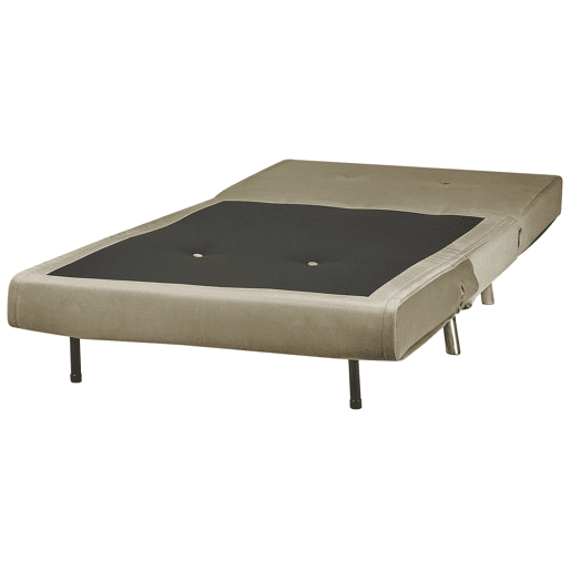 Beliani Sofá-cama Veludo FARRIS Beliani Sofá-cama Veludo FARRIS