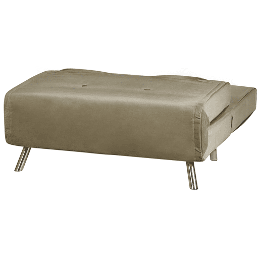 Beliani Sofá-cama Veludo FARRIS Beliani Sofá-cama Veludo FARRIS