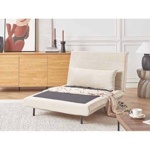 Beliani Sofá-cama Veludo SETTEN