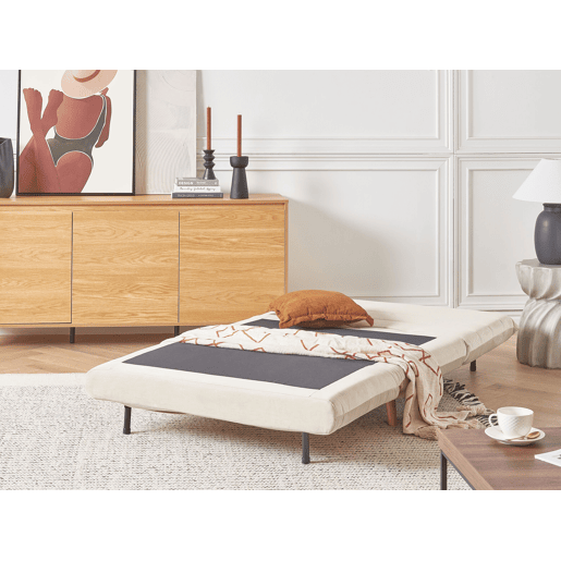 Beliani Sofá-cama Veludo SETTEN