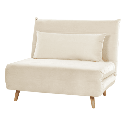 Beliani Sofá-cama Veludo SETTEN