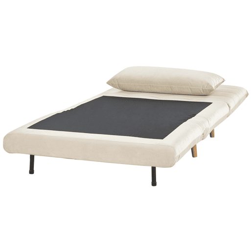 Beliani Sofá-cama Veludo SETTEN