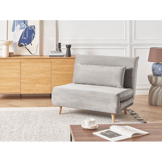 Beliani Sofá-cama Veludo SETTEN Beliani Sofá-cama Veludo SETTEN