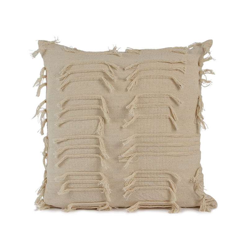 Funda de cojín de algodón nahua 45x45 natural