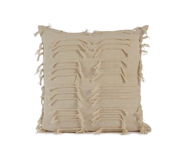 Funda de cojín de algodón nahua 45x45 natural
