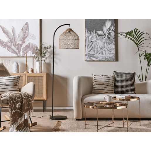 Candeeiro de pé BERNICA Rattan Natural Candeeiro de pé BERNICA Rattan Natural