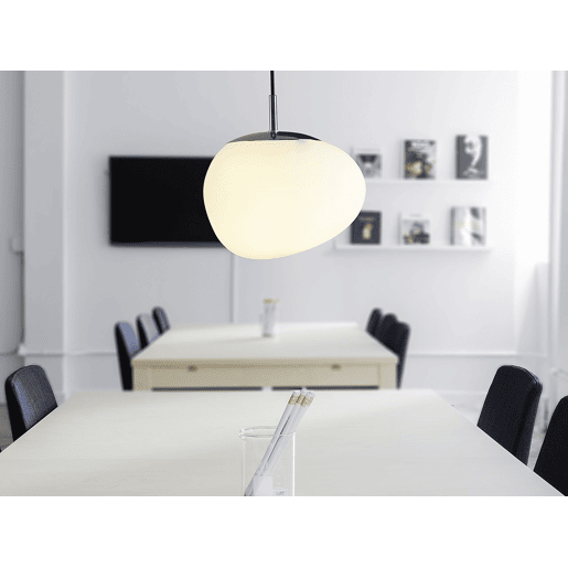 Candeeiro suspenso LIFFEL Vidro Branco Candeeiro suspenso LIFFEL Vidro Branco