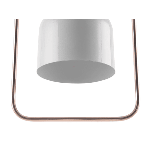 Candeeiro suspenso MAVONE Metal Branco Candeeiro suspenso MAVONE Metal Branco