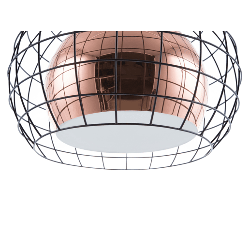Candeeiro suspenso LIRI Metal Cobre